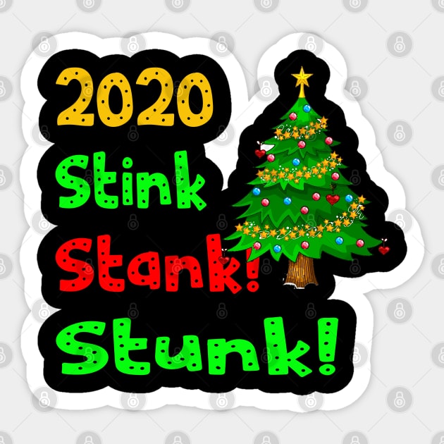 2020 stink stank stunk Sticker by Ghani Store